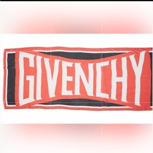 Givenchy Big Logo Oblonf Scarf